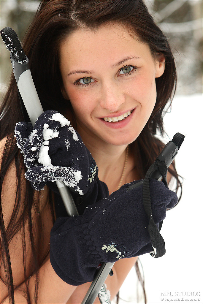 Photo #1 of Maria posing in Teach Me To Ski