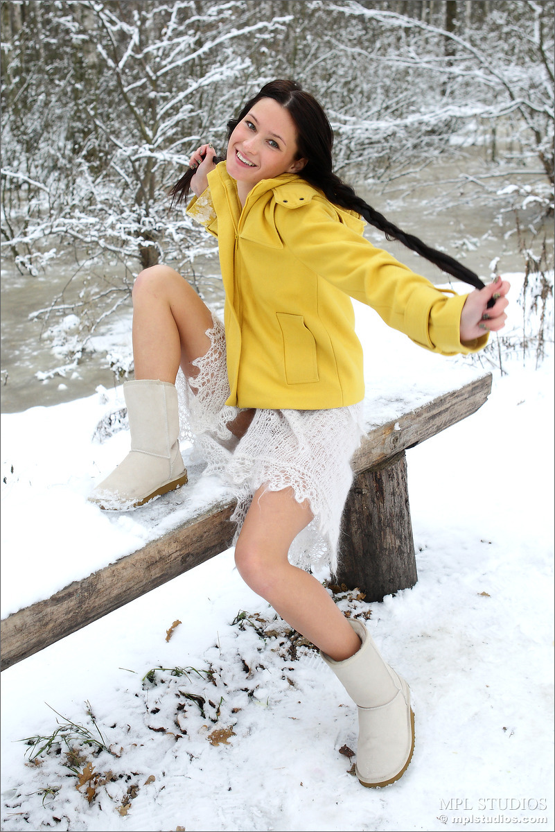 Photo #6 of Maria posing in First Snow