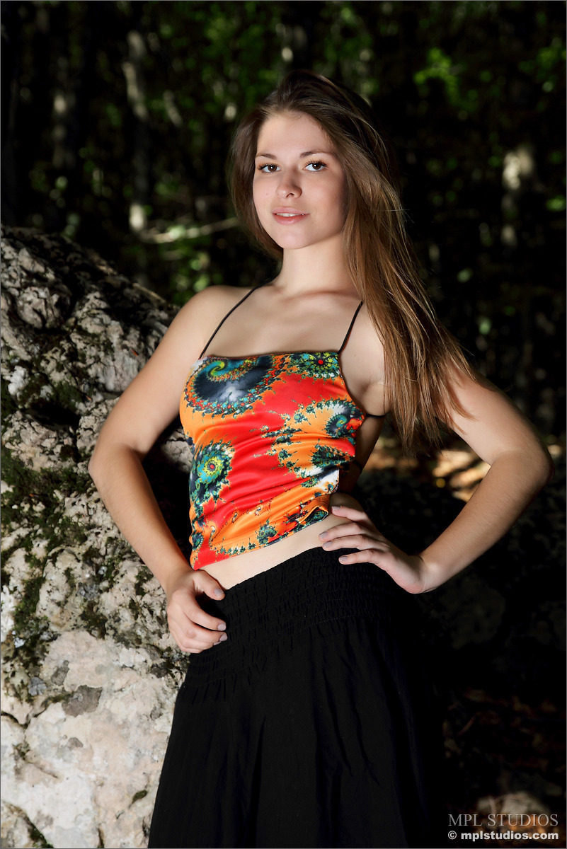 Photo #1 of Olesya posing in Deep, Dark Forest