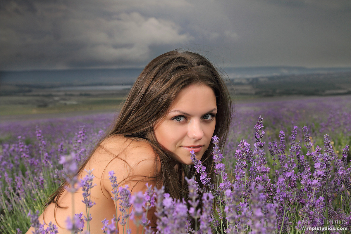 Photo #8 of Tessa posing in Lavender Storm
