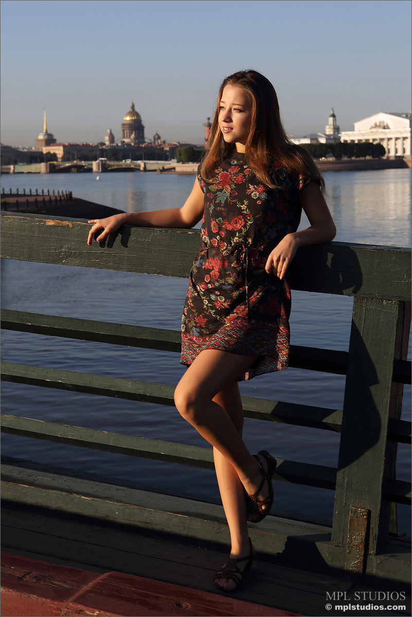 Photo #1 of Zsanett posing in Postcard St. Petersburg