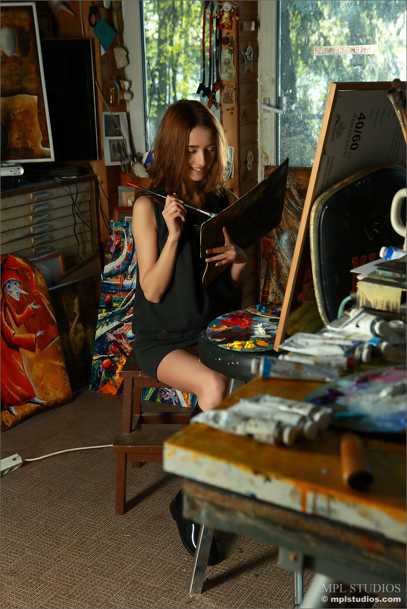 Photo #1 of Layla posing in The Art Student
