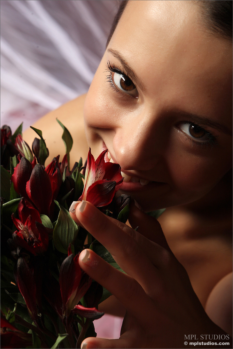 Photo #1 of Nastia posing in Alstroemeria