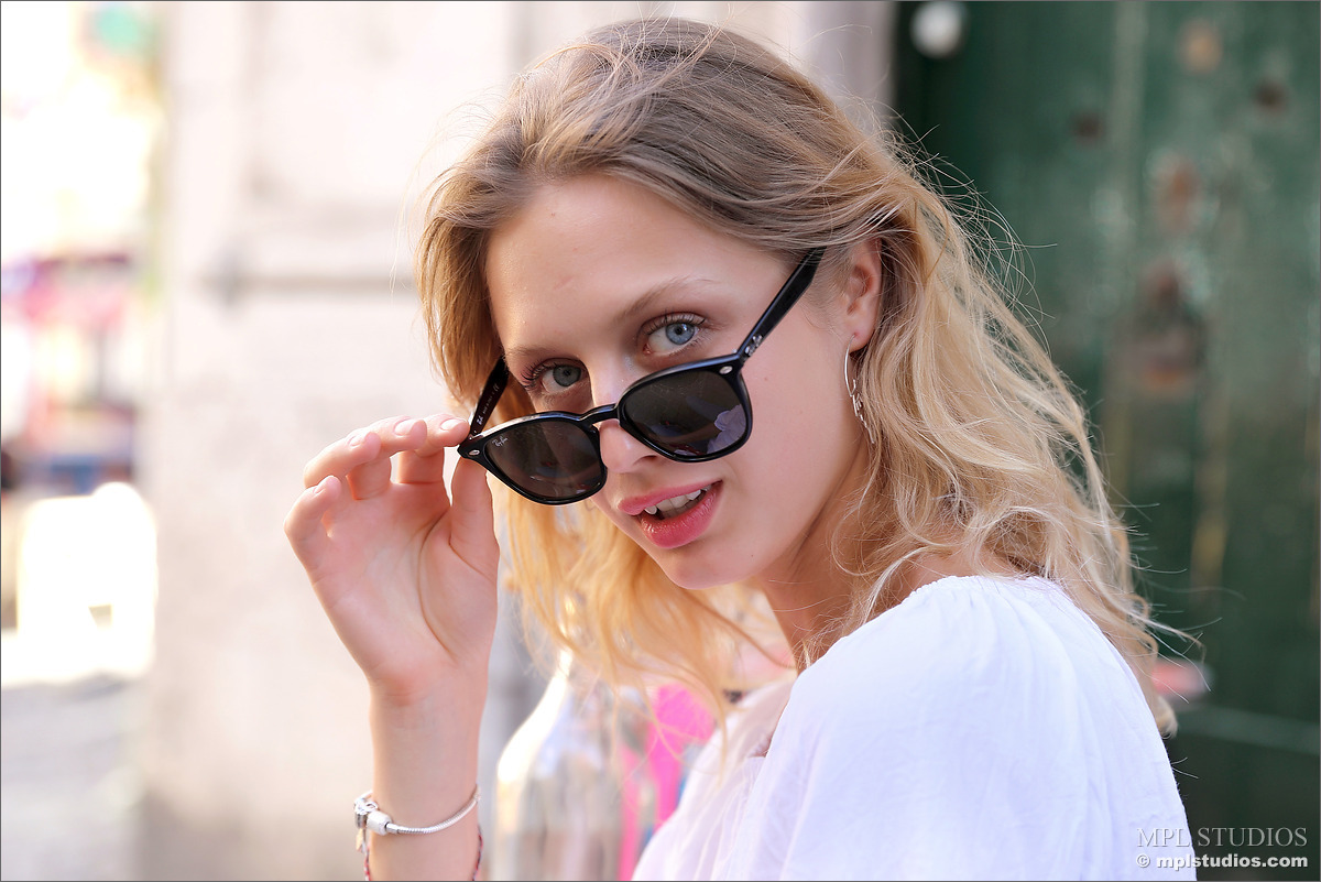 Photo #2 of Clarice posing in Postcard from Lisbon