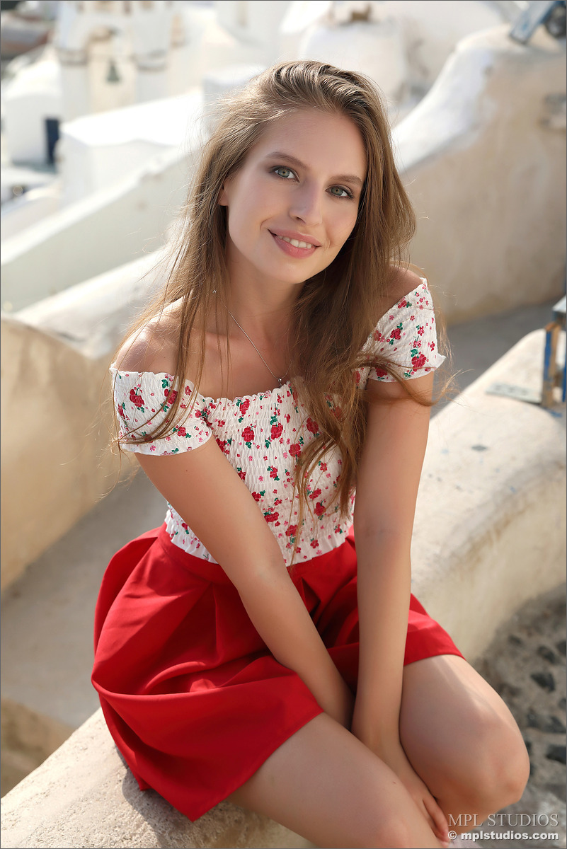 Photo #6 of Aristeia posing in Postcard from Santorini