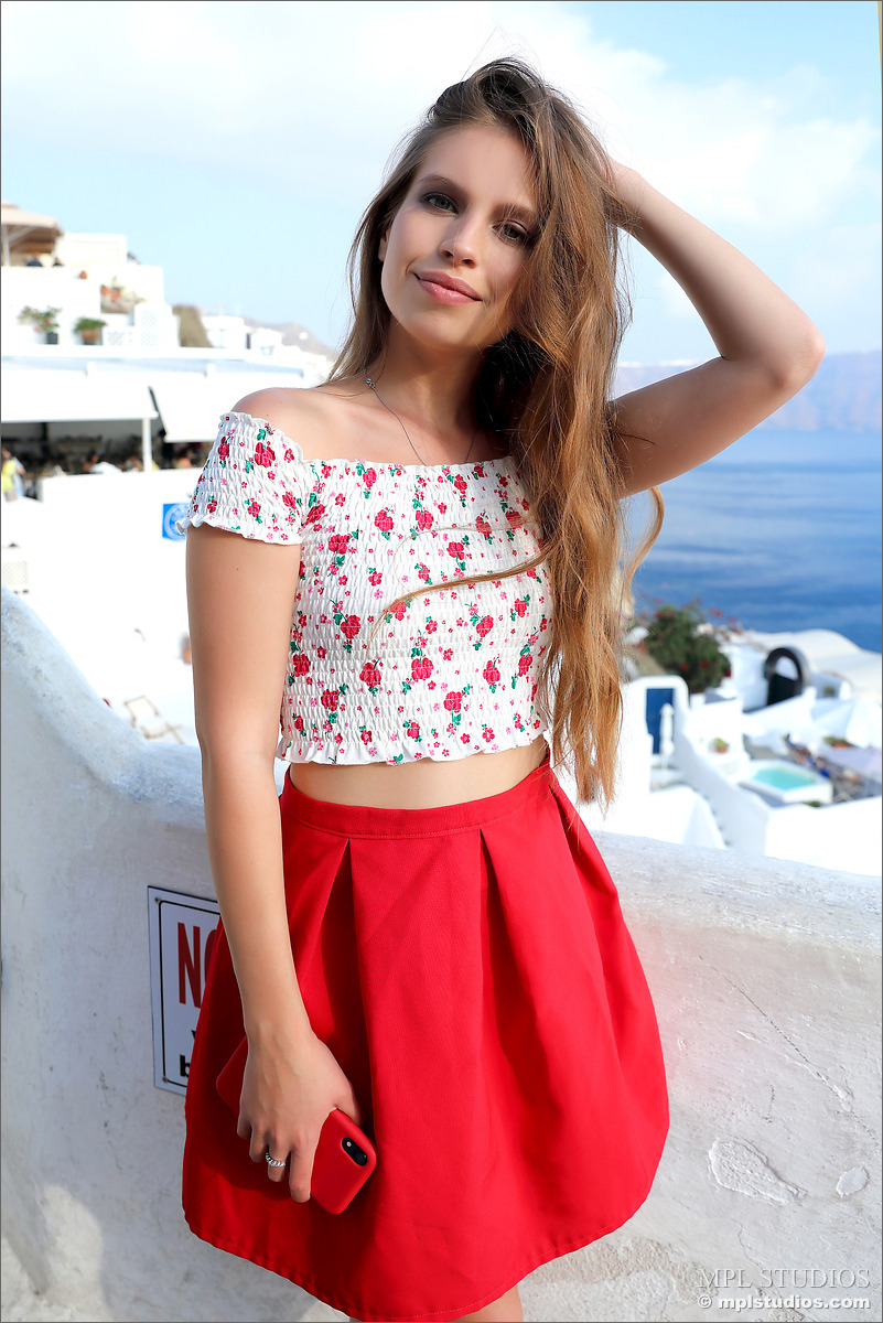 Photo #8 of Aristeia posing in Postcard from Santorini