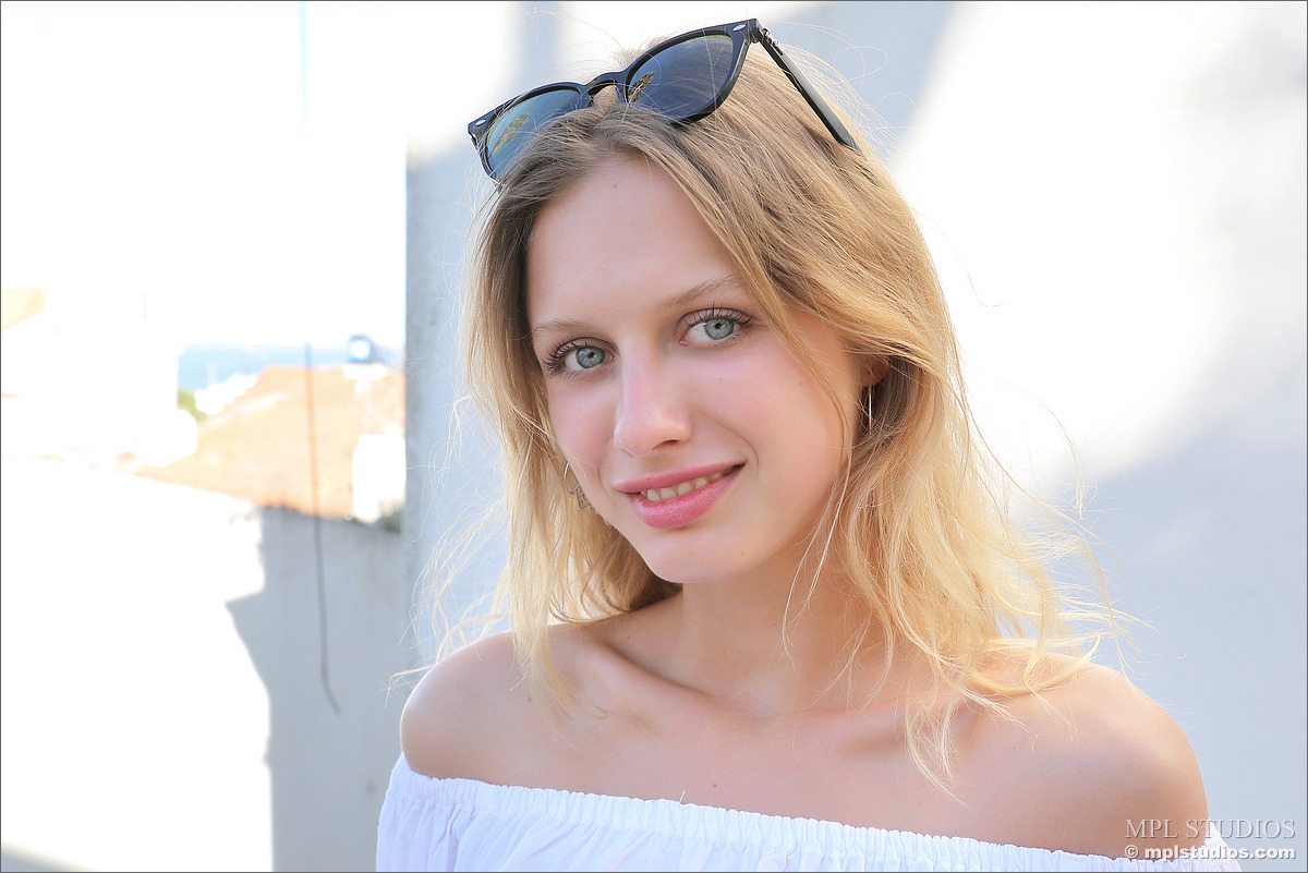 Photo #3 of Clarice posing in Postcard from Lisbon