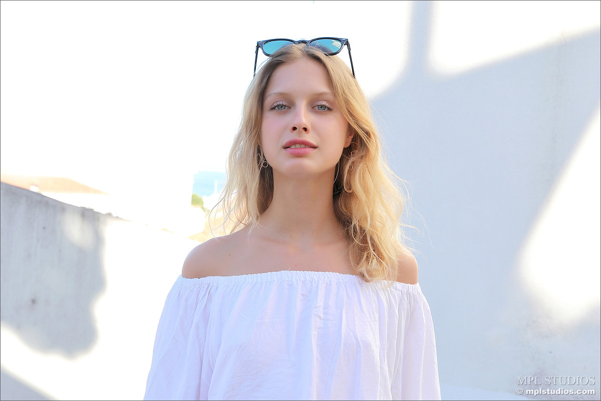 Photo #8 of Clarice posing in Postcard from Lisbon