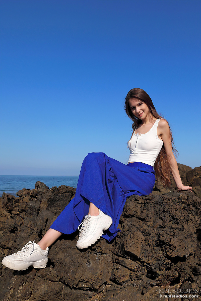 Photo #1 of Leona Mia posing in True Blue