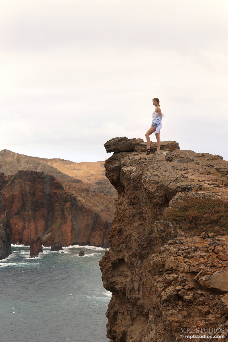 Photo #3 of Clarice posing in Postcard from Madeira